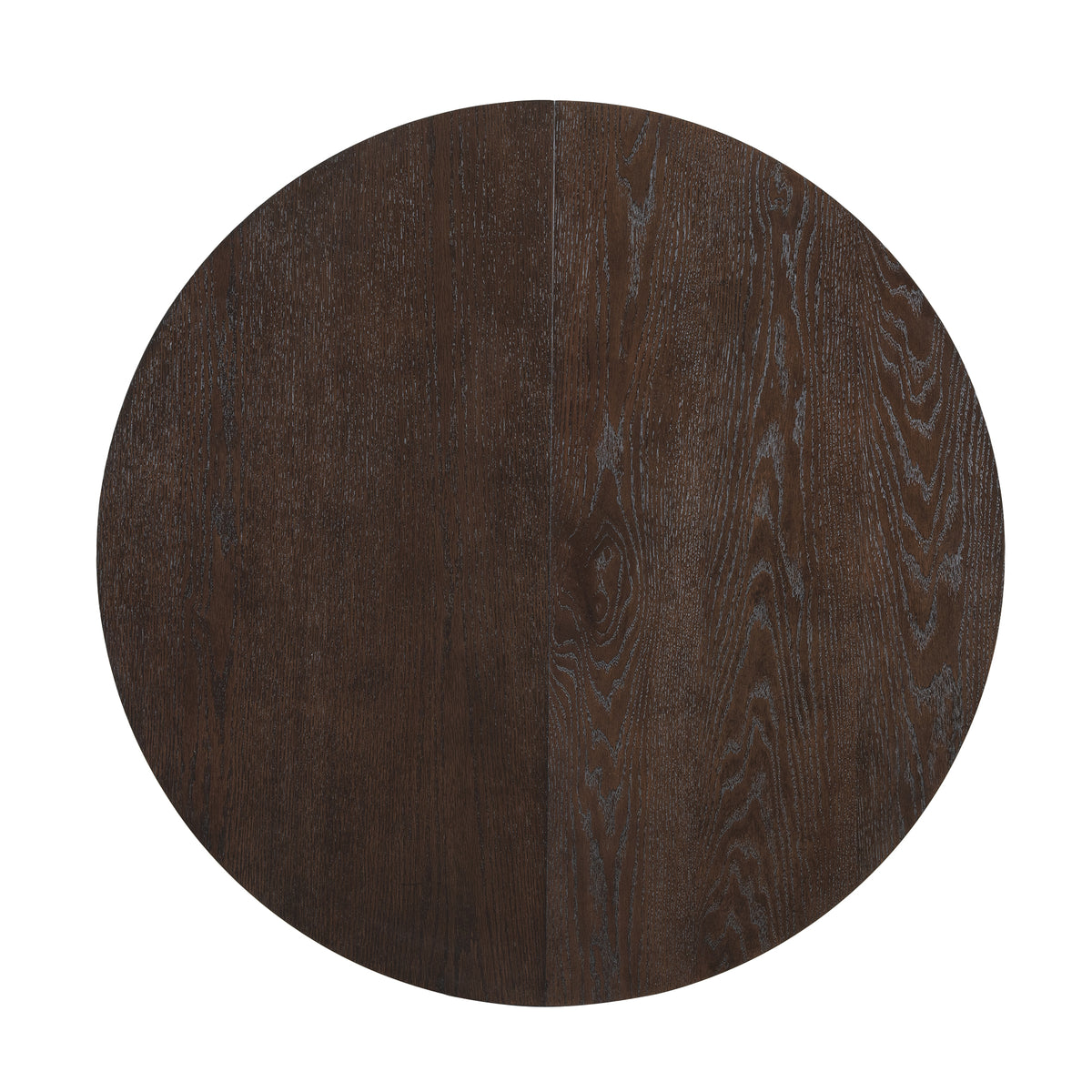 5-Piece Extendable Round Dining Table Set for 4 – 40.9"–57.1" Pedestal Table with Upholstered Chairs